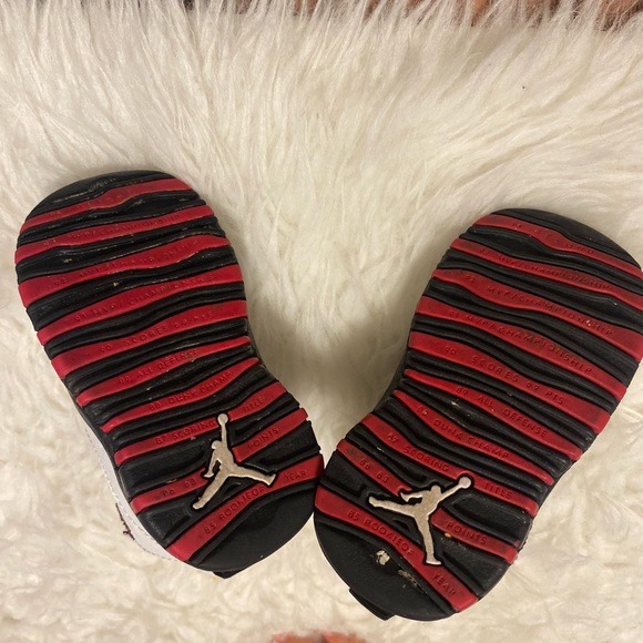 GUC✨ Infant Air Jordan 10 Retro BT 'Double Nickel' 4c - Picture 6 of 7